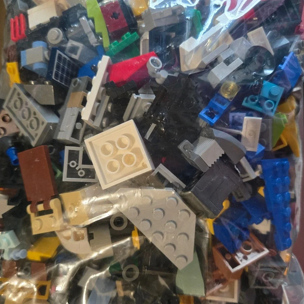 LEGO 2lb 2oz Bulk Mixed Bricks Plates Specialty Pieces Multicolor Creative Lot